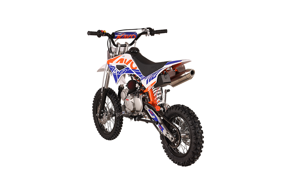 PIT BIKE KAYO 110cc TSD110 a marce semiautomatica RUOTE 14-12 - immagine 4
