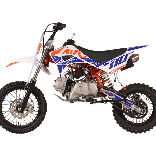 PIT BIKE KAYO 110cc TSD110 a marce semiautomatica RUOTE 14-12