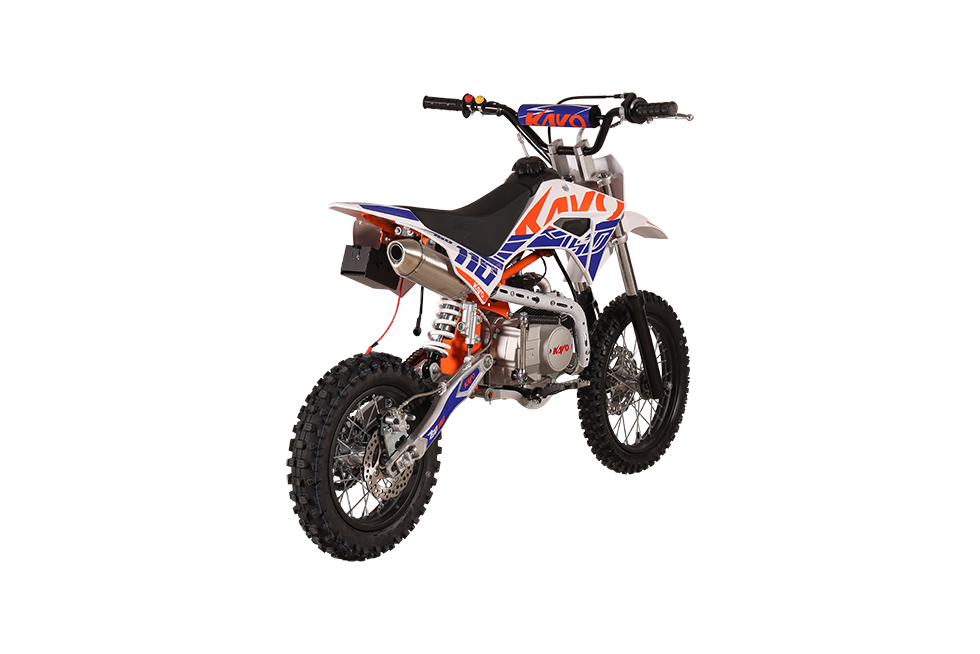 PIT BIKE KAYO 110cc TSD110 a marce semiautomatica RUOTE 14-12 - immagine 5