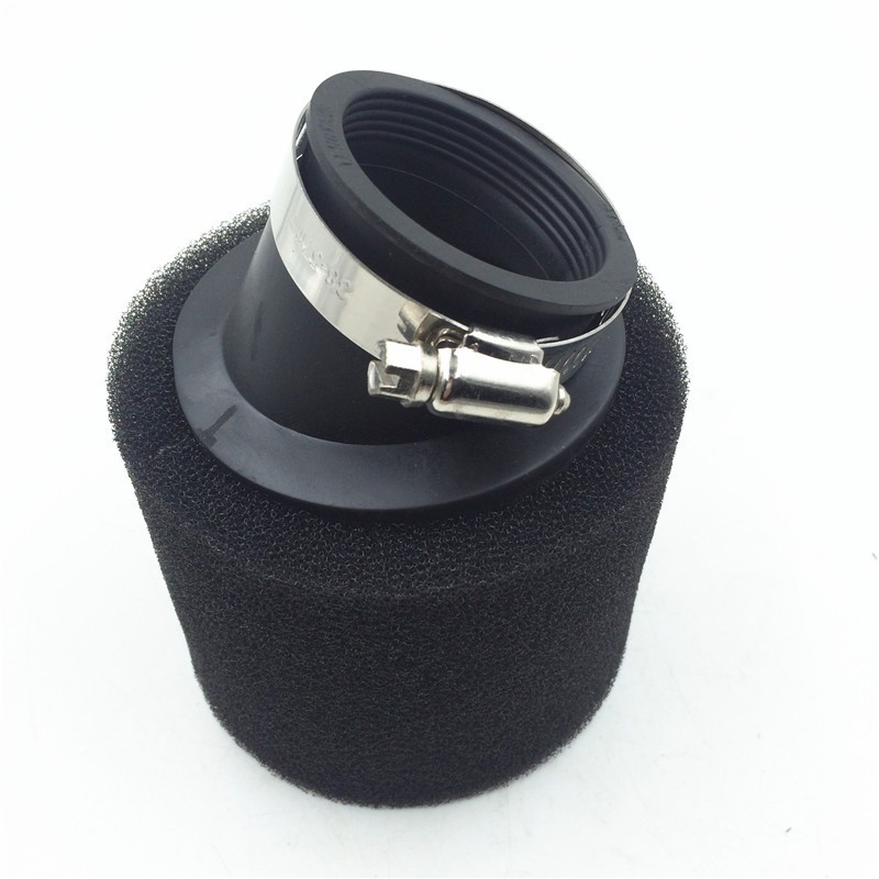 FILTRO IN SPUGNA 39mm 40mm 45° per carburatore mikuni 16 19 22 pit bike cross quad 4 tempi aria lavabile