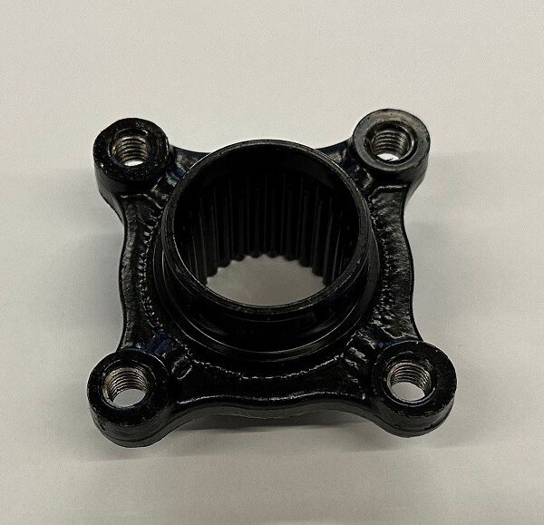 FLANGIA SUPPORTO DISCO FRENO E CORONA PER ASSE POSTERIORE QUAD KAYO AY70 70CC
