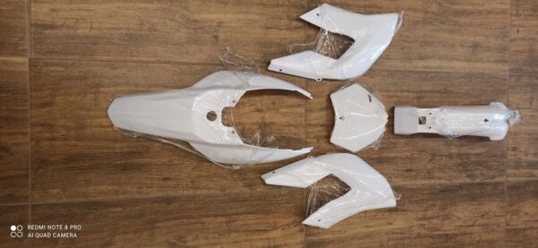 set PLASTICHE COVER CARENE MINICROSS ELETTRICO LION parafango laterali anteriori posteriori