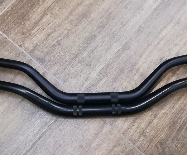MANUBRIO PIEGA BASSA MOTARD 28mm centro RACING ALLUMINIO RINFORZATO