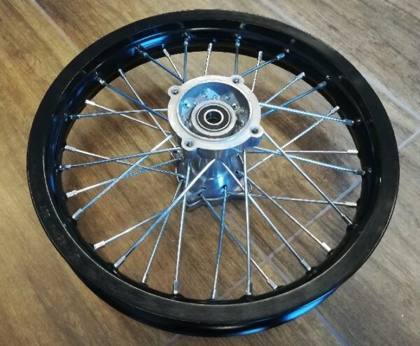 CERCHIO POSTERIORE KAYO 12" perno 15mm - pit bike bse per gomme copertone 80/100-12