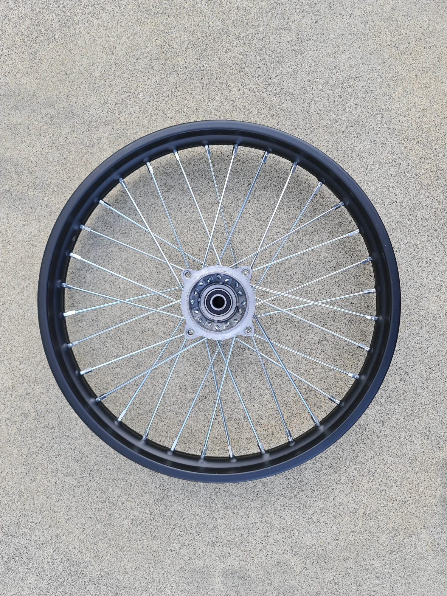 CERCHIO ALLUMINIO ANTERIORE KAYO 17" KRZ170 RACING 70/100-17 - pit bike bse per gomme copertone