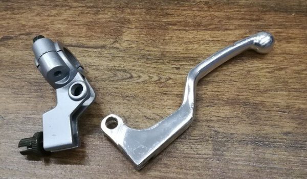 LEVA FRIZIONE + SUPPORTO MANUBRIO KAYO - pit bike sinistra