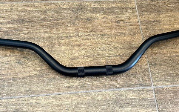 MANUBRIO 28mm KAYO KRZ170 190 RACING ANTRACITE NERO - pit bike cross piega media
