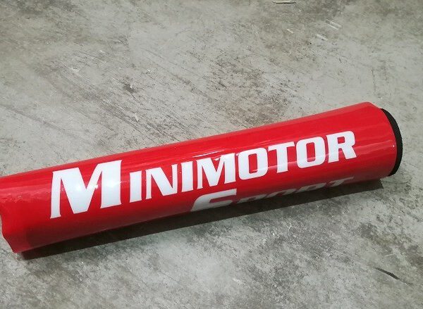 PARACOLPI SPUGNA MANUBRIO ROSSO QUAD ATV 125 SPORT miniquad 110