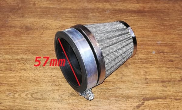 FILTRO ARIA RETE METALLICA CONO MINIMOTO MINICROSS PIT BIKE ATV QUAD