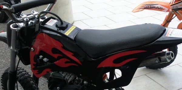 SELLA PELLE MINICROSS RUOTE 8" MINIMOTO MODELLO VECCHIO