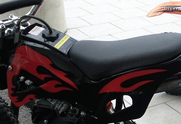 SELLA PELLE MINICROSS RUOTE 8" MINIMOTO MODELLO VECCHIO