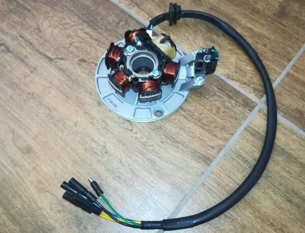 STATORE 6 BOBINE CON PIATTO YX 125 BLOCCO MOTORE 125cc