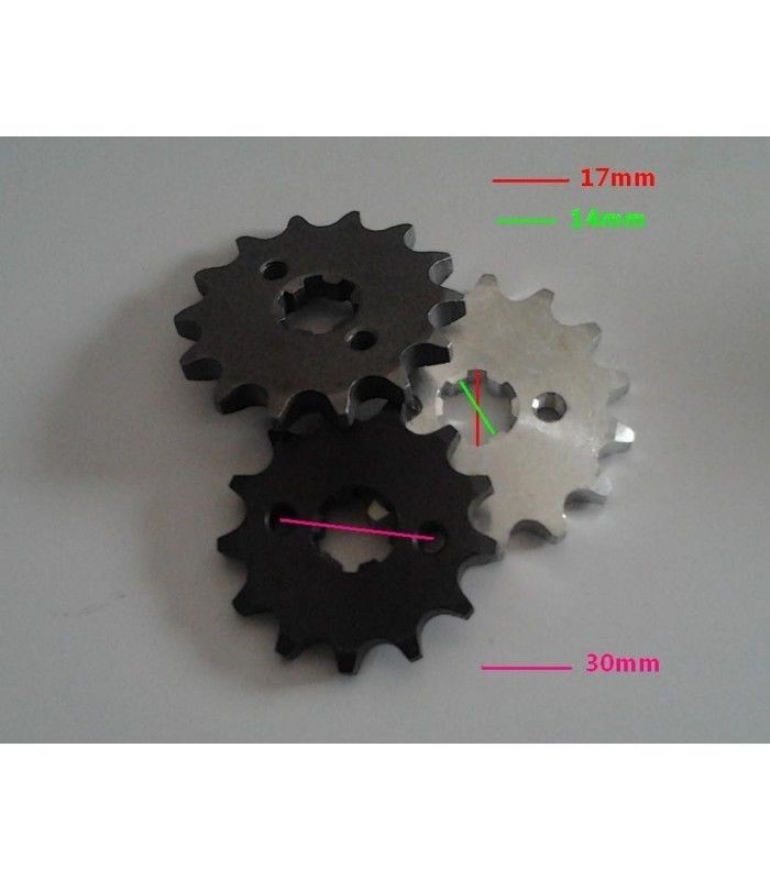 PIGNONE PER 4 TEMPI 14 DENTI PASSO 428 - ATV MINIQUAD QUAD PIT BIKE CROSS QUAD
