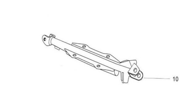 SOLO SUPPORTO PEDALINE PIT BIKE KAYO MOTARD GP1 TD125cc  TD160cc