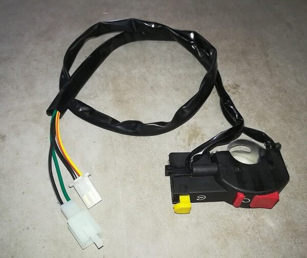 INTERRUTTORE SPEGNIMENTO + PULSANTE ACCENSIONE PIT BIKE 4 TEMPI TASTI
