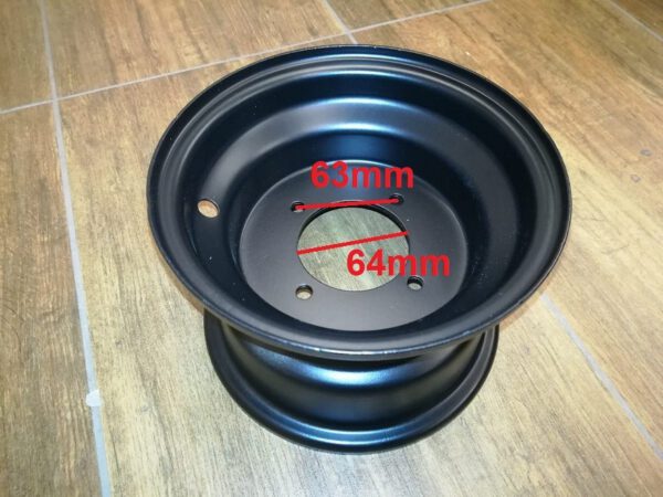 CERCHIO ANTERIORE 7" 4 FORI KAYO PREDATOR 110 - GOMMA 16X8-7