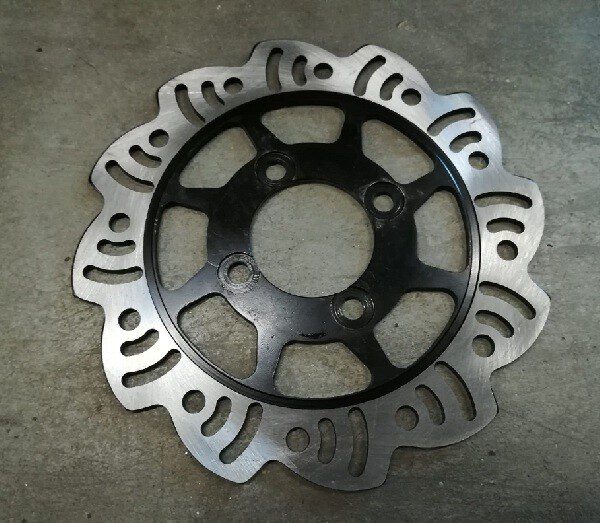 DISCO FRENO 19cm PER PIT BIKE ORION VERSIONE PIATTA - cross 125cc