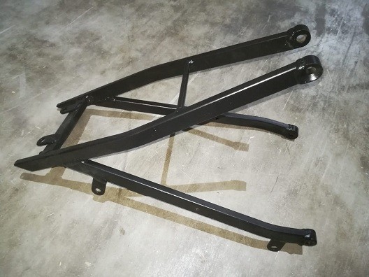 TELAIETTO ARANCIONE POSTERIORE TELAIO MINICROSS MORINI 65cc - minimoto cross lem ktm