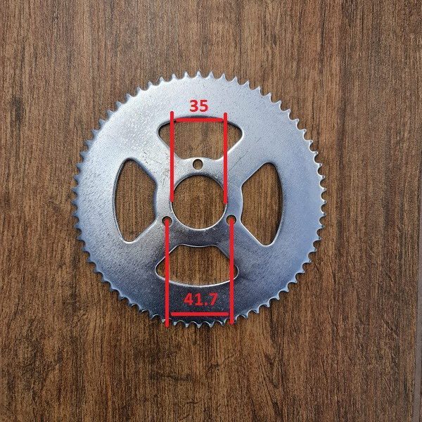CORONA MINICROSS FALCO MINIMOTO 64 DENTI PASSO medio CATENA