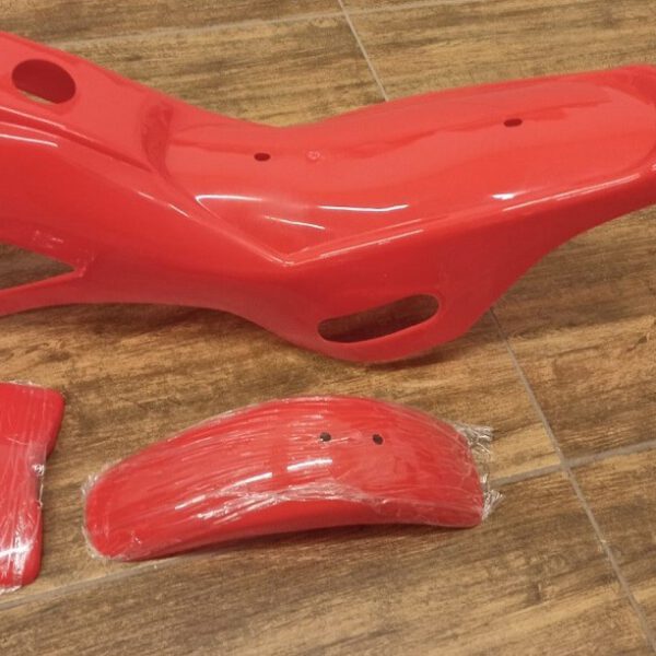 CARENE MINICROSS 8" - plastiche minimoto parafango codone portanumero
