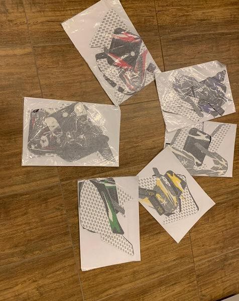 1 KIT ADESIVI COLARATI CRF 50