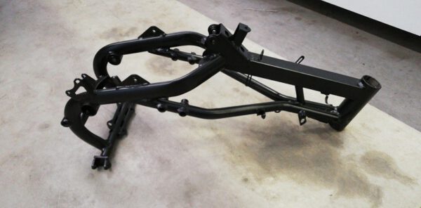 telaio ARANCIONE pit bike cross kayo serie TT125 TT140 TT170 ruote 17 - 14