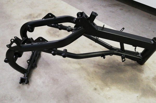 telaio ARANCIONE pit bike cross kayo serie TT125 TT140 TT170 ruote 17 - 14