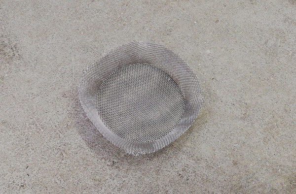 rete metallica di protezione per filtro aria 40mm attacco