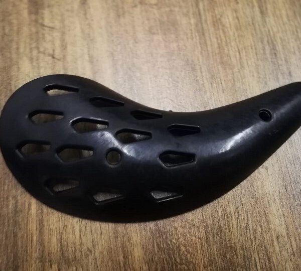 COPRI MARMITTA PER MINIMOTO MINICROSS MINIQUAD fori fissaggio distanza 9.7 cm