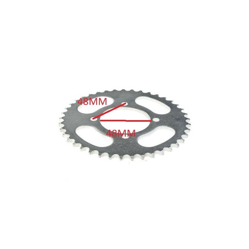 CORONA ATV 4 TEMPI 43T PASSO 420 DENTI PIT BIKE CROSS MINICROSS