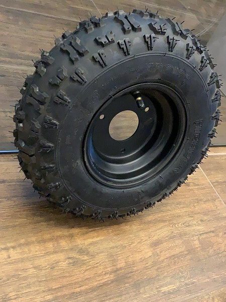 01PZ CERCHIO GOMMATO 13X5-6 posteriore MINIQUAD ELETTRICO HUMMER 1000W 6 pollici - MINIATV ATV QUAD
