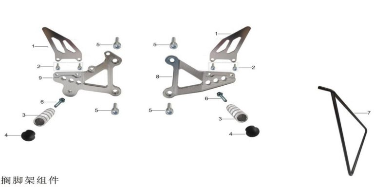 GOMMINI GOMMINI ESTERNI PER PEDALINE POGGIAPIEDI MINIGP 150 CC