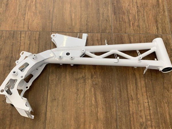 TELAIO BIANCO TIPO B2 PIT BIKE CROSS MOTARD KAYO TD125 TD160