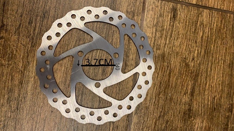 DISCO DA 14 CM POSTERIORE PER MONOPATTINO ELETTRICO CHAOS 48V 1600W RUOTE 6.5