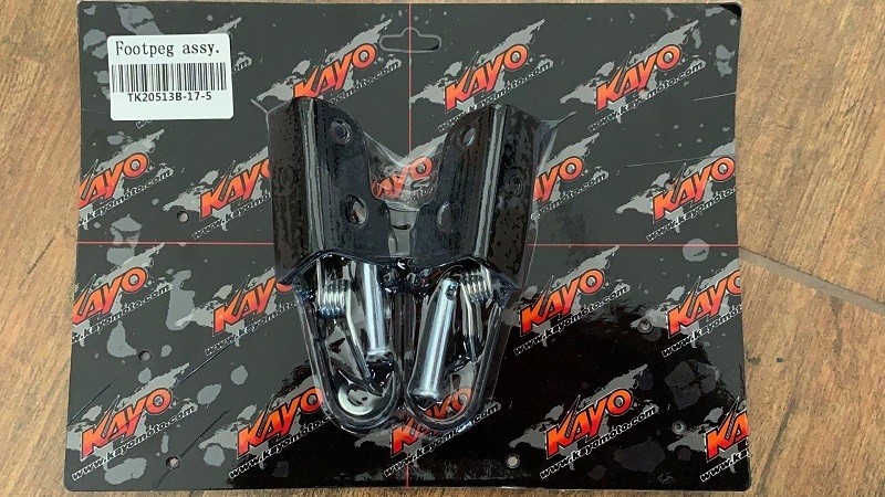 SUPPORTO+ PEDALINE PER PIT BIKE KAYO TSD 90 TSD 110