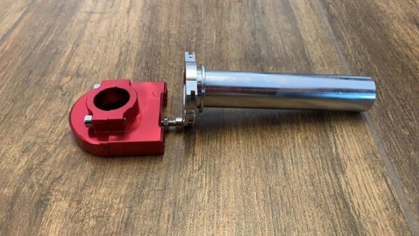 ACCELERATORE PIT BIKE RACING CNC ROSSO