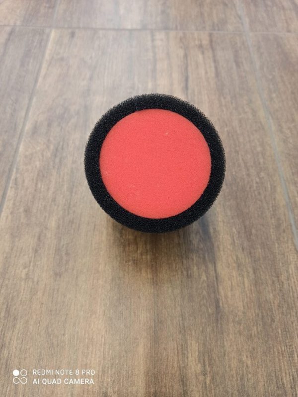 FILTRO ARIA IN SPUGNA NERO ROSSO 48MM 45° PER CARBURATORE 28 NIBBI