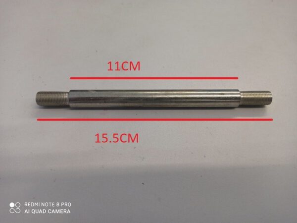 PERNO RUOTA  ANTERIORE MINIMOTO DIAMETRO 12  LUNGHEZZA 15.5 CM