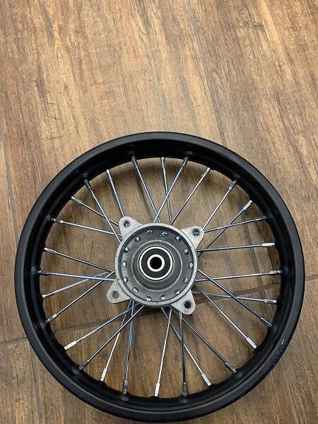 CERCHIO MORINI simile KTM KT50 70/100-12 perno 12mm POSTERIORE per gomma copertone 2.75X12