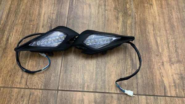 COPPIA FANALI LED ANTERIORI QUAD KAYO AT110 AT125 MODELLO NUOVO