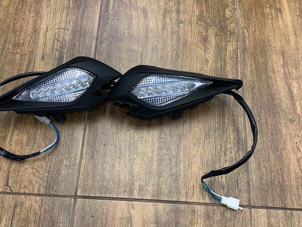 COPPIA FANALI LED ANTERIORI QUAD KAYO AT110 AT125 MODELLO NUOVO