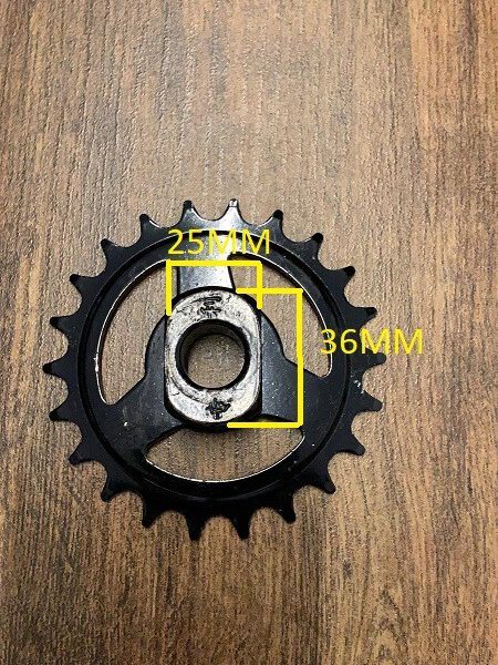 PIGNONE CORONA 22 DENTI CENTRALE PER BICI ELETTRICA SCOOTER SKY II REVENGE