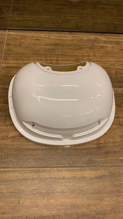 PLASTICA SUPERIORE PORTAPACCHI BAULETTO POSTERIORE - bici elettrica scooter sky II revenge