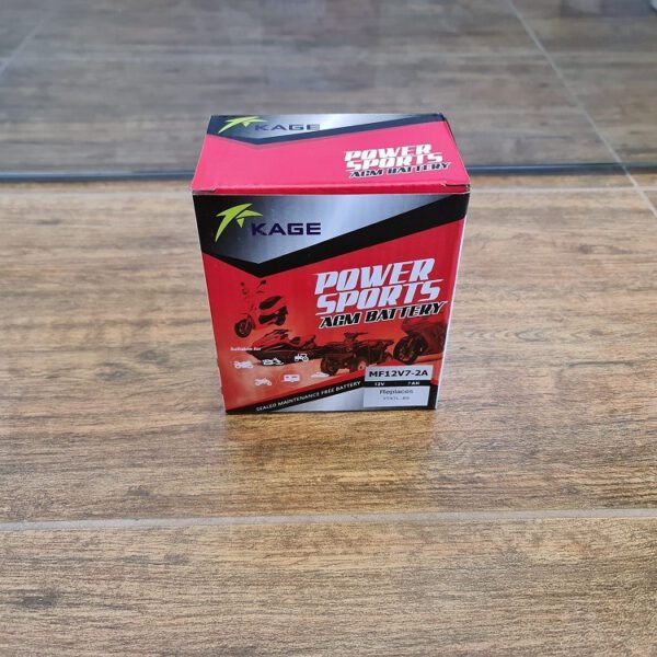 BATTERIA 7Ah 12V QUAD MINIQUAD PITBIKE MOTO SCOOTER TECNOLOGIA AGM MF12V7 - 2A