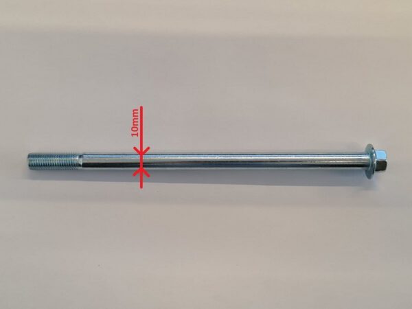 01pz PERNO RUOTA LUNGHEZZA 185mm DIAMETRO 10mm