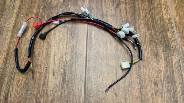 IMPIANTO ELETTRICO MINIQUAD 2t  PER MOTORE CON AVVIAMENTO ELETTRICO connettori motorino cablaggio
