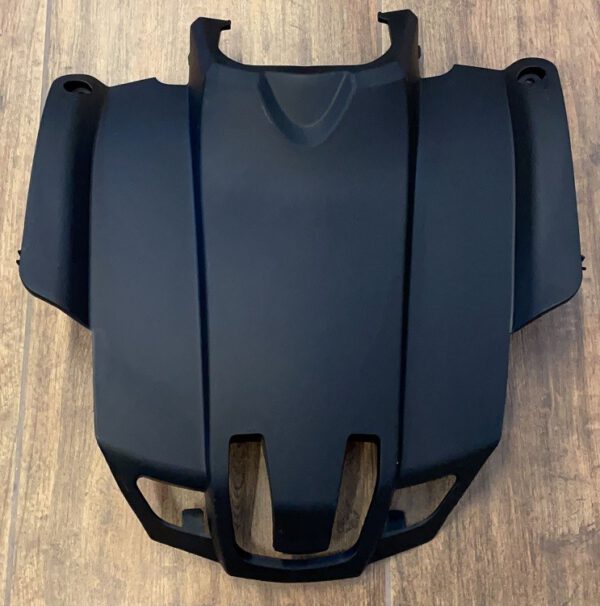 PLASTICA ANTERIORE FRONTALE CENTRALE SUPERIORE NERA PER QUAD KAYO ATV AU180 180CC