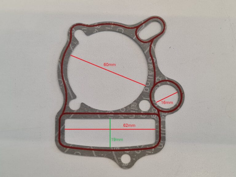 GUARNIZIONE DEL BASAMENTO DEL CILINDRO PER MOTORE YX 125 PITBIKE KAYO TT125 QUAD AT125 125cc