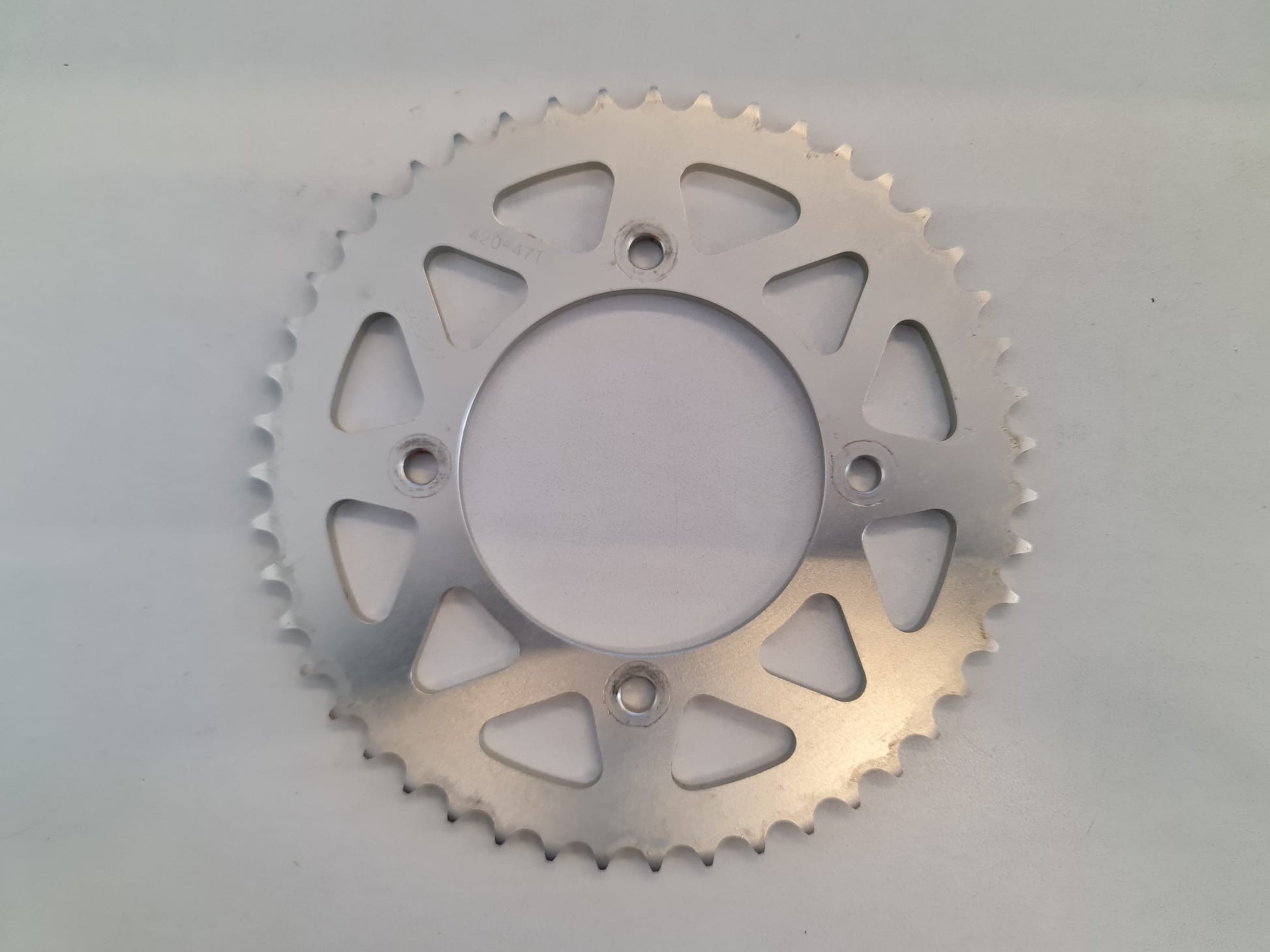 CORONA 47 DENTI PASSO 420 IN ALLUMINIO PER MINICROSS KAYO KMB 60CC
