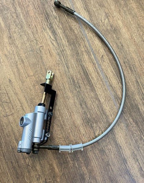 POMPA FRENO POSTERIORE COMPLETA DI TUBO 18/19CM PER PIT BIKE KAYO SERIE TT KRZ